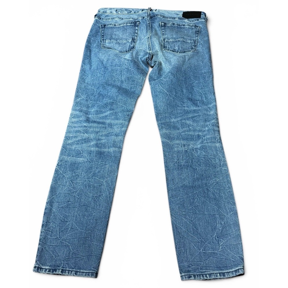 PacSun Los Angeles Skinny Jeans Mens 32x30 Distressed Stretch Denim - Picture 3 of 6